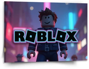 Sablio Obraz ROBLOX Neónové mesto - 150x110 cm