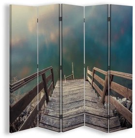 Gario Paraván Schody k jazeru Rozmery: 180 x 170 cm, Prevedenie: Klasický paraván