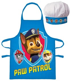 DETSKÁ ZÁSTERA S ČIAPKOU PAW PATROL 45X50 CM, 2X33CM VZOROVANÁ