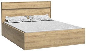 Posteľ M9 Mediolan 140x200 Natural Hikora