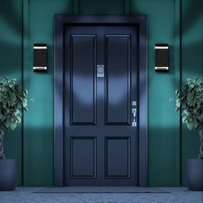 Vonkajšie nástenné svietidlo GILBERT 2xGU10/10W/230V IP44