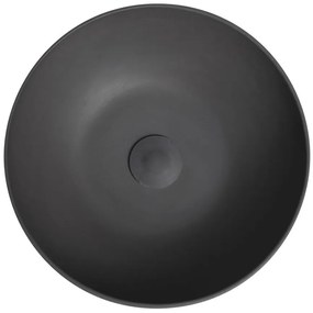 Sapho Sapho, FORMIGO betónové umývadlo na dosku, priemer 39cm, antracitová, FG316