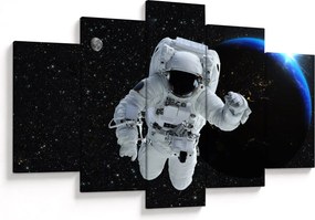 Obraz - Astronaut vo vesmíre (150x105 cm)