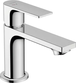 Hansgrohe Rebris E, umývadlová batéria 80 s kovovou odtokovou súpravou s tiahlom, CoolStart, chrómová, HAN-72585000