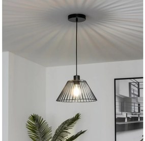 Brilagi - LED luster na lanku CERIA WIRE 1xE27/40W/230V priemer 30 cm čierna