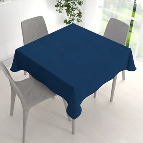 Biante Veľký dekoračný štvorcový obrus BKU-117 Námornícky modrý 240x240 cm