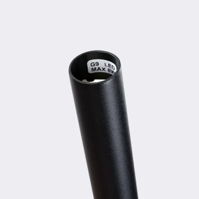 Sollux SL.1462 - Luster na lanku BLISS 1xG9/8W/230V čierna