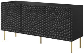 Cama Čierna komoda Hole 3D