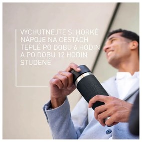 Čierny cestovný hrnček 360 ml – Tefal