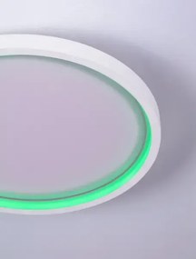 Moderné stropné svietidlo Chet RGB 39 s diaľkovým ovládaním