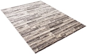 Univerzálny moderný koberec v hnedých odtieňoch