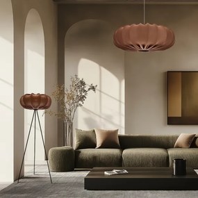 Stojacia lampa CAFEE 1xE27/40W/230V hnedá/čierna