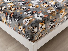 XPOSE® Mikroplyšová plachta DOGS Exclusive 90x200 cm