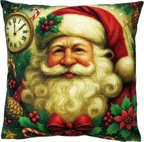 Dekoratívny vianočný vankúš Santa - 45*45*4 cm