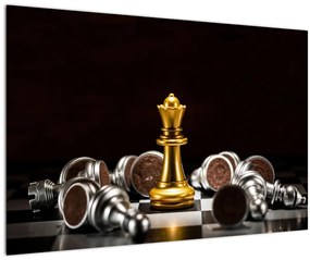 Obraz - Šachové figúrky (90x60 cm)