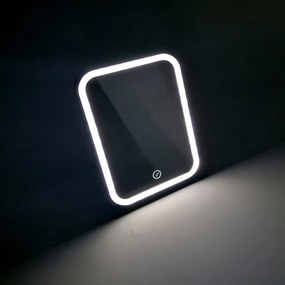 Kozmetické zrkadlo s osvetlením 15x20 cm Ania – MSV