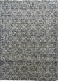 Diamond Carpets koberce Ručne viazaný kusový koberec Diamond DC-JK 1 SILVER / BLACK - 275x365 cm