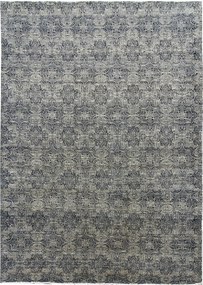 Diamond Carpets koberce Ručne viazaný kusový koberec Diamond DC-JK 1 SILVER / BLACK - 305x425 cm