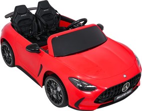 Ramiz Mercedes-Benz GT63 AMG elektrické autíčko pre deti červené