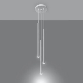 Sollux SL.0467 - Luster na lanku PASTELO 3xG9/8W/230V biela