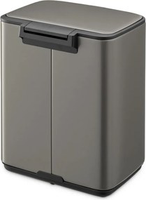 Sivý pedálový oceľový odpadkový kôš 7 l Bo – Brabantia