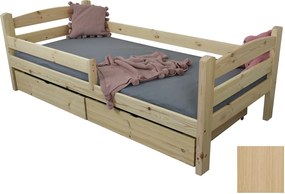 FA Detská posteľ Oľga 5 (200x90 cm) s úložnými priestormi - viac farieb Farba: Orech
