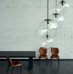 Toolight - Závesné svietidlo Lassi 20+25+30 cm APP309-3C, čierna, OSW-00341