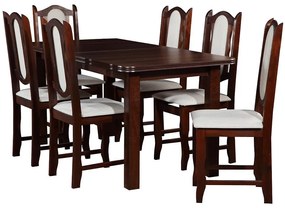 Jedálenská zostava Malaga 1+6 orech