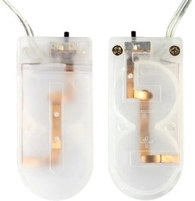 VOLTRONIC 68040 Sada 10 ks svetelných reťazí - 25 LED, studená biela, na batérie