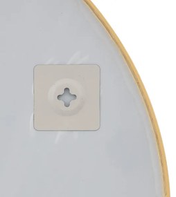 Atmosphera - Nástenné zrkadlo ALICE pr. 70 cm zlatá