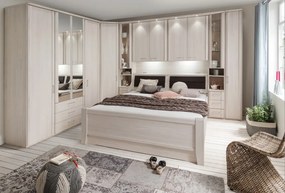 Šatníková skriňa Luxor, 33 cm, polárny smrekovec, pravá