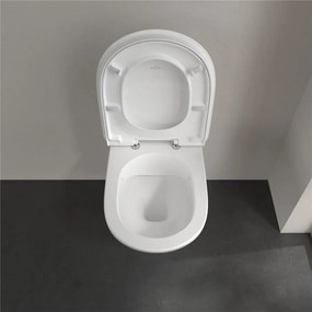 VILLEROY &amp; BOCH ViCare závesné WC s hlbokým splachovaním bez vnútorného okraja, 360 x 595 mm, biela alpská, s povrchom AntiBac a CeramicPlus, 4695R0T2