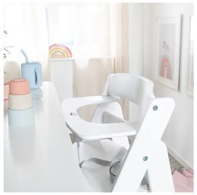 roba Detská drevená vysoká jedálenská stolička Sit Up (biela/flex)  (100306933)