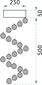 Toolight - Stropná lampa 1xGU10 APP785-1C, chrómová, OSW-05036