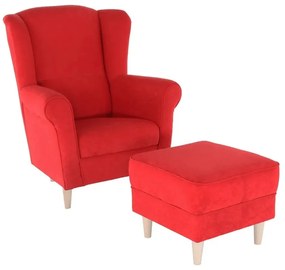 Kreslo s taburetom ASTRID Tempo Kondela