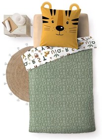 Bavlnené detské obliečky na jednolôžko 140x200 cm Tigry – douceur d'intérieur