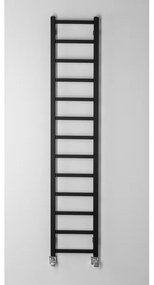 Sapho - Kúpeľňový radiátor METRO LIGHT 276 W 30 × 150 cm matná čierna