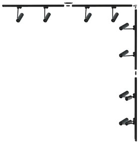 Zuma Line 3586 - Bodové svietidlo v lištovom systéme LISA 8xGU10/35W/230V čierna