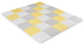 KINDERKRAFT - Penové puzzle LUNO 30ks šedá/žltá