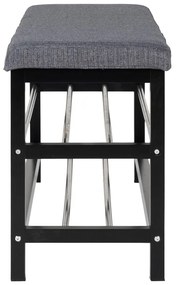 Sivá skrinka na topánky s lavicou Padova – House Nordic