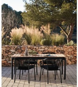 XELIDA záhradná stolička Čierna