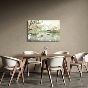 Obraz - Čínske jazero (90x60 cm)