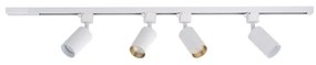 Bodové svietidlo v lištovom systéme TRACER 4xGU10/10W/230V 1 m biele