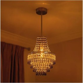 Stropné svietidlo na tyči GEMMA 1xE27/60W/230V, priemer 23 cm