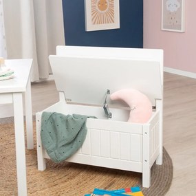 Biela detská lavica – Roba