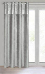 ZATEMŇOVACÍ ZÁVES NA KRÚŽKOCH PERI 140X250 CM STRIEBORNÁ