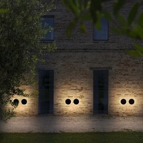 Ideal Lux - LED vonkajšie nástenné svietidlo PUNTO LED/9W/230V CRI pr. 18 cm IP54 čierne