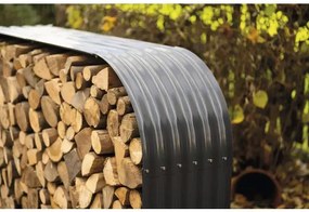 Prístrešok na drevo WESTMANN 212 x 46 x 111 cm plechový antracit