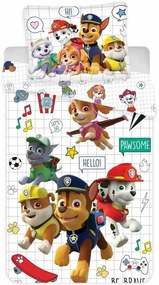 Obliečky do detskej postieľky Labková patrola - Paw Patrol - 100% bavlna - 40 x 60 cm + 100 x 135 cm