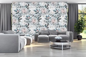 Fototapeta - Pastelové pivonky (152,5x104 cm)